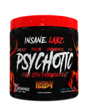 PSYCHOTIC HIGH STIM PREWORKOUT. HELLBOY BLUE RASPBERRY. 35 SERVS.