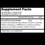 PSYCHOTIC AMPiberry INFUSED PRE-WORKOUT POWERHOUSE. 35 SERVS. FRUIT PUNCH.